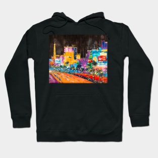 Neon Las Vegas. Nevada Hoodie